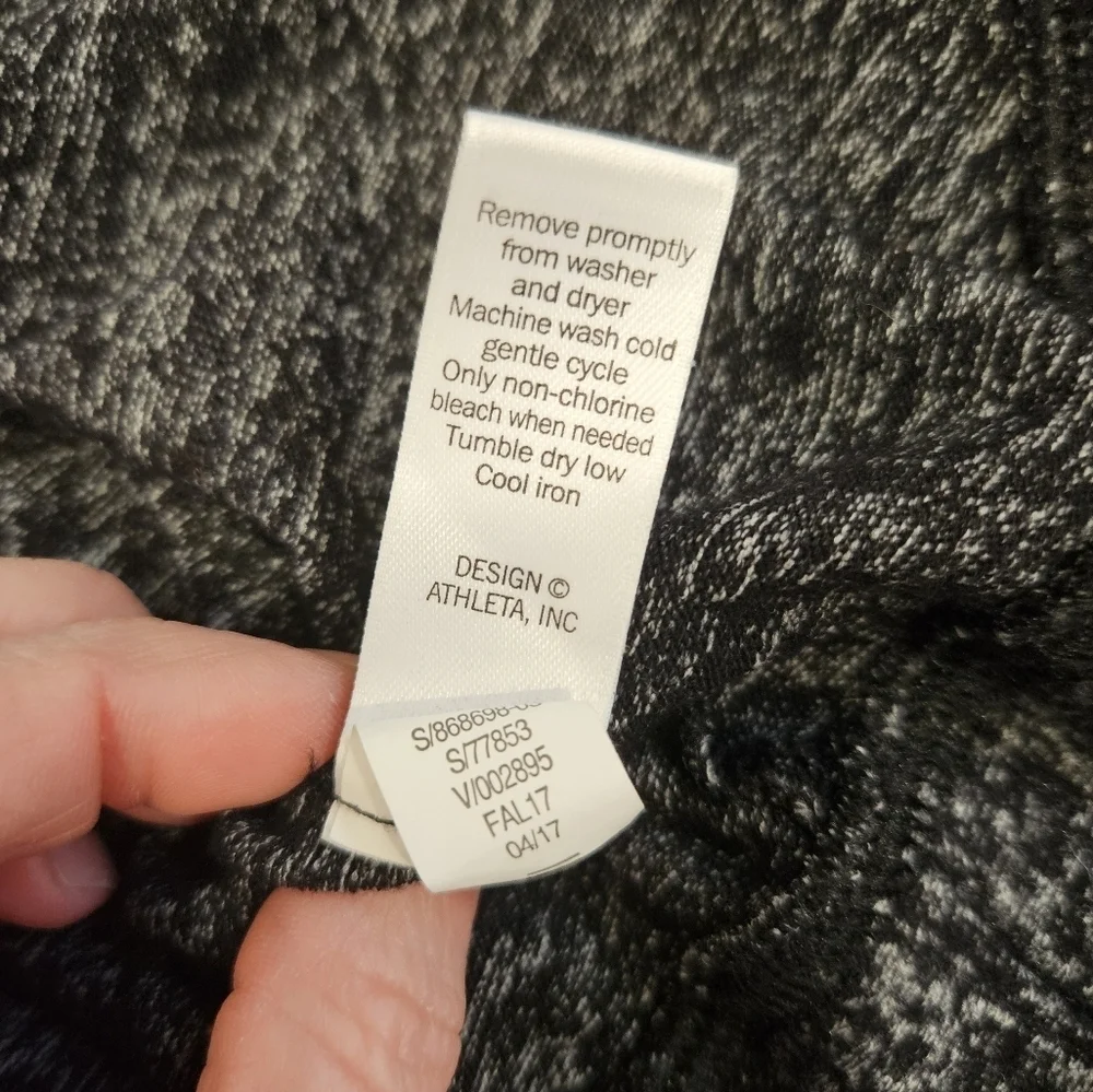 Athleta Heatheres Gray Open-Front Cardigan - Size Small